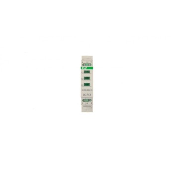 Lampka modułowa 3-fazowa zielona 3x230V+N AC LK-71