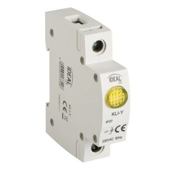 Lampka modułowa LED żółta KLI-Y 230V AC 23322
