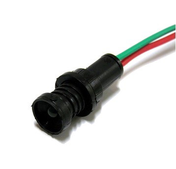 Lampka sygnalizacyjna 5mm zielona 12-24V AC/DC KLP