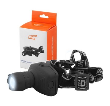 Latarka czołowa zoom led 1W, 100 lm, 3xAAA.
