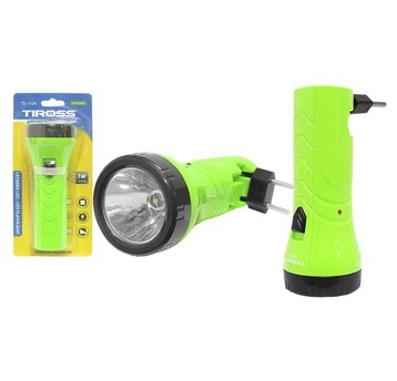Latarka ręczna 1-LED TS-1124 z akumulatorem, zielo