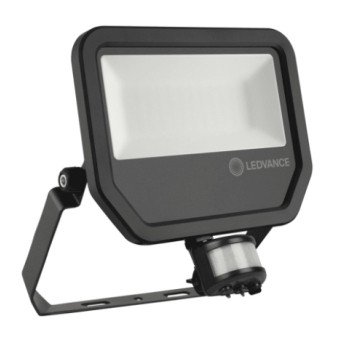 Ledvance FLOOD naświetlacz 50W 4000K czarny z czuj