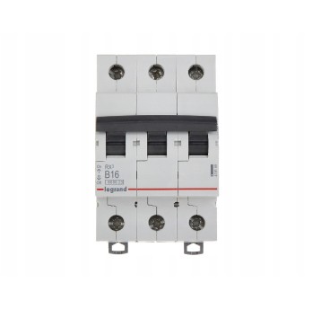 Legrand RX3 wyłącznik nadprądowy 3P B 16A AC S303