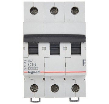 Legrand RX3 wyłącznik nadprądowy 3P C 16A AC S303