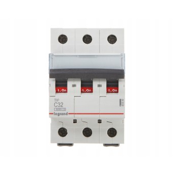 Legrand wyłącznik nadprądowy 3P C 32A AC S303 TX3