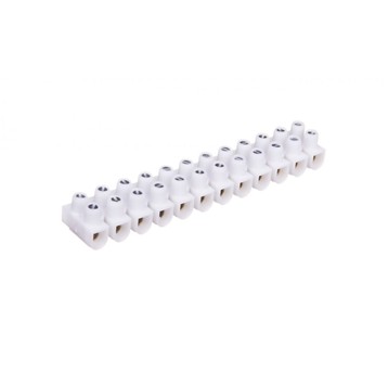 Listwa zaciskowa 12-torowa 6mm2 biała 034223