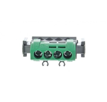 Listwa zaciskowa 4-otwory zielona IP2x Z-4 004830