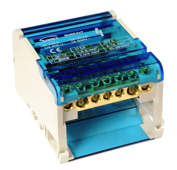 Modułowy blok rozdzielczy czterobiegunowy 4x5x6mm2