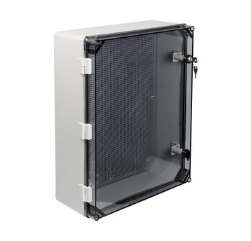 Obudowa 500x400x196mm IP65 z płytą montażową trans