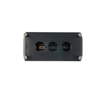 Obudowa kasety 3 - otworowa 22mm szara IP65