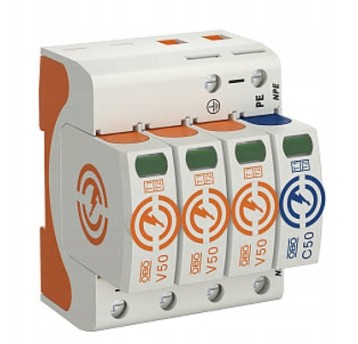 Ogranicznik przepięć B+C Typ 1+2 3P+N 12,5kA 280V