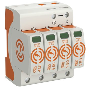 Ogranicznik przepięć Typ T1+T2 4P 12,5kA 280V V50-