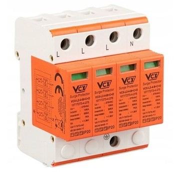VCX Ogranicznik przepięć BCD 4P T1+T2+T3 AC