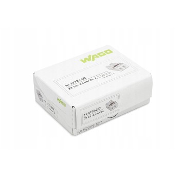 WAGO szybkozłączka 2x 0,5-2,5mm2 2273-202 /100szt.