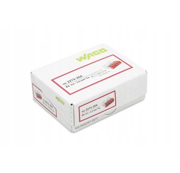 WAGO Szybkozłączka 4x 0,5-2,5mm2 2273-204 /100szt.