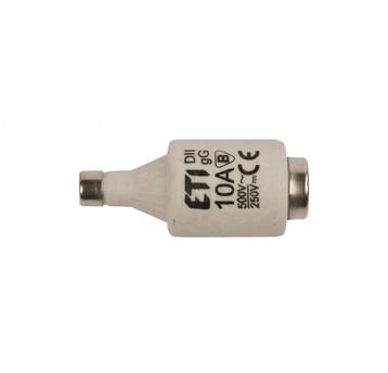 Wkładka bezpiecznikowa 10A DII gG / BiWtz 500V AC/