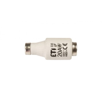 Wkładka bezpiecznikowa 20A DII gF / BiWts 500V AC/