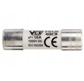 Wkładka bezpiecznikowa gPV 10x38 1000V DC 10A