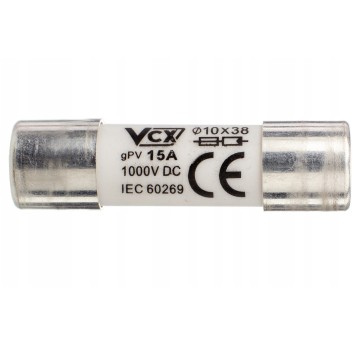 Wkładka bezpiecznikowa gPV 10x38 15A DC