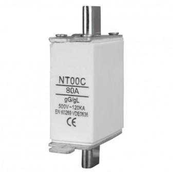 Wkładka bezpiecznikowa NT00C gL/gG 80A WT-00C