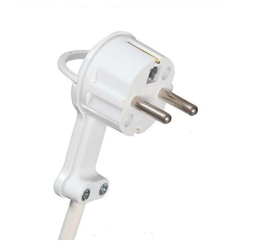 Wtyczka kątowa ULTRA PŁASKA 16A 2P+Z 250V z uchwyt