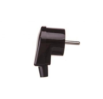 Wtyczka kątowa W 7 16A 2P+Z czarna 31-12102.07\P01