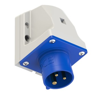 Wtyczka odbiornikowa 16A 3P 230V niebieska IP44 51