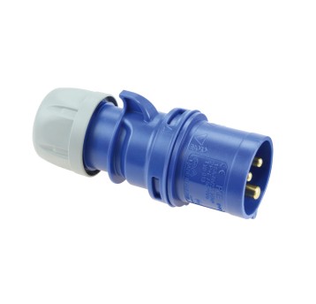 Wtyczka przenośna 16A 3P 230V niebieska IP44 SHARK