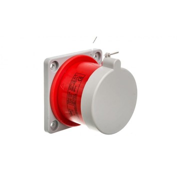 Wtyczka tablicowa prosta 32A 3P+N+Z 400V czerwona