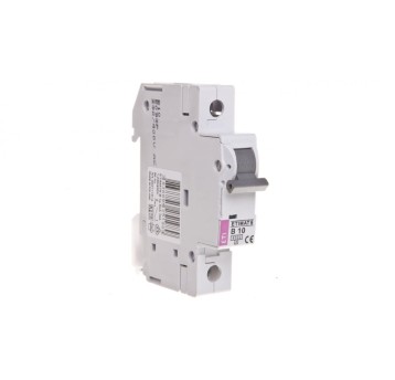 Wyłącznik nadprądowy 1P B 10A 6kA AC ETIMAT 6 0021