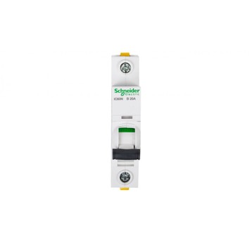 Wyłącznik nadprądowy 1P B 20A 6kA AC iC60N-B20 A9F