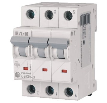 Wyłącznik nadprądowy 3P B 63A 6kA AC xPole Home HN