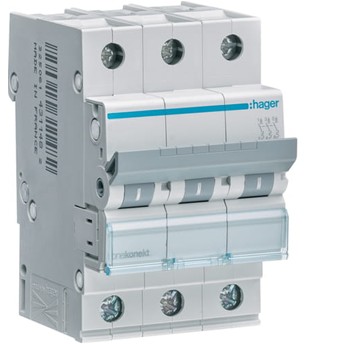 Wyłącznik nadprądowy 3P C 2A 6kA AC MCN302E