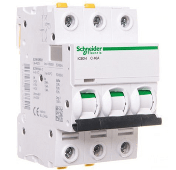Wyłącznik nadprądowy 3P C 40A 10kA AC iC60H-C40-3