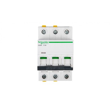 Wyłącznik nadprądowy 3P C 6A 6kA AC iC60N-C6-3 A9F