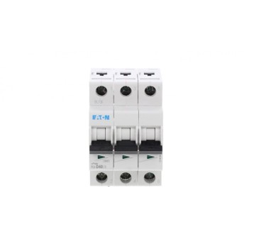 Wyłącznik nadprądowy 3P D 40A 6kA AC PL6-D40/3 286