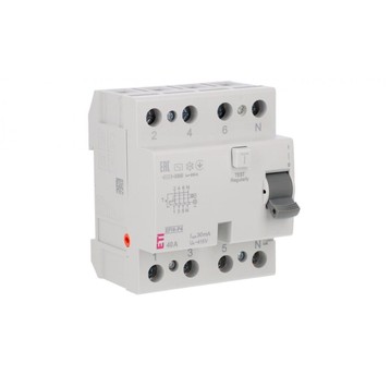 Wyłącznik różnicowoprądowy 4P 40A 0,03A typ AC EFI
