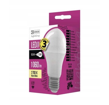Żarówka LED 10,5W E27 A60 1060lm 2700K