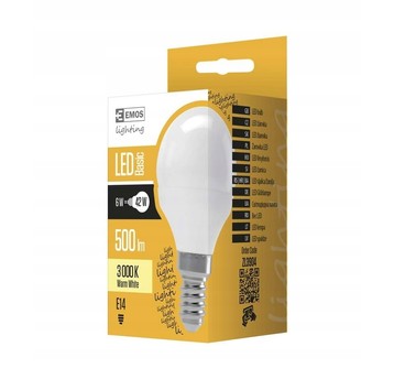 Żarówka LED 6W E14 500lm 3000K MINI GLO