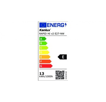 Żarówka LED E27 RAPID HI v2 E27-NW 1520lm 4000K