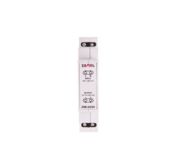 Zasilacz impulsowy 230VAC/24VDC 0,4A ZIM-24/04 EXT