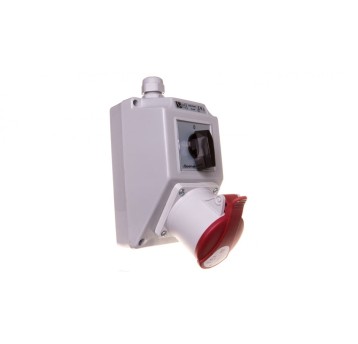 Zestaw instalacyjny z gniazdem 32A 5P (0-1) ZI02\R