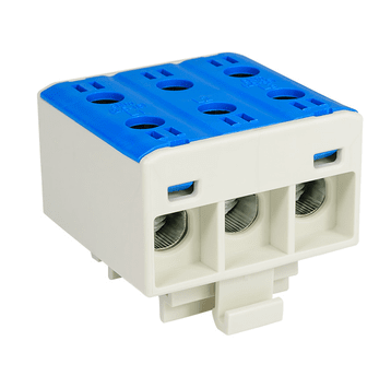 Złączka przelotowa WLZ35/3x35/n, niebieska