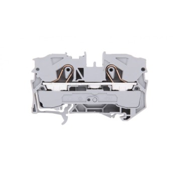 Złączka szynowa 2-przewodowa 10mm2 szara /25szt./