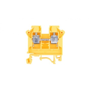 Złączka szynowa 2-przewodowa 10mm2 żółta NOWA ZSG
