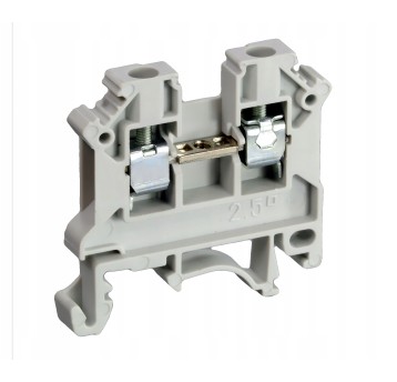 Złączka szynowa 2-przewodowa 2,5mm2 szara NOWA ZSG