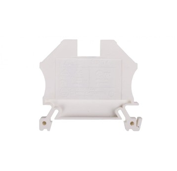 Złączka szynowa 2-przewodowa 4mm2 biała EURO 43409