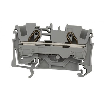 Złączka szynowa 2-przewodowa 6mm2 szara /50szt./