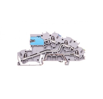 Złączka szynowa 3-pietrowa 2,5mm2 NT/L/PE /50szt./