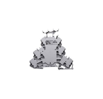 Złączka szynowa 3-piętrowa 2,5mm2 szara L/L/L TOPJ